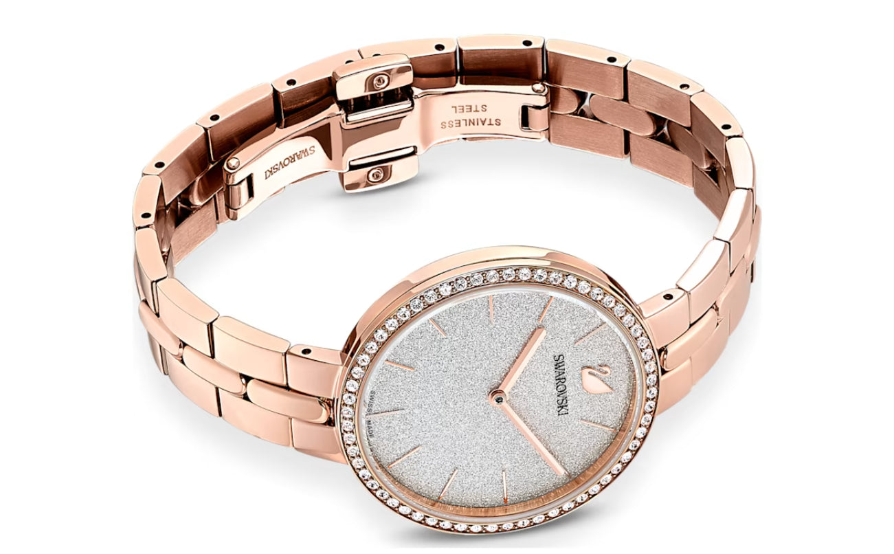 Swarovski 5517803 Orologio Cosmopolitan Bracciale di metallo OroRosa Fi. OroRosa