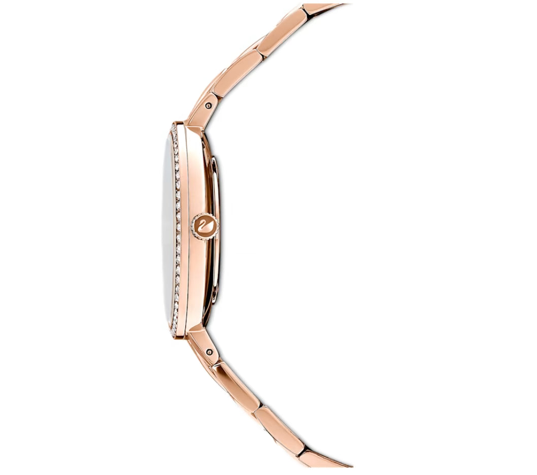 Swarovski 5517800 Orologio Cosmopolitan Bracciale metallo Rosa Finitura Oro Rosa