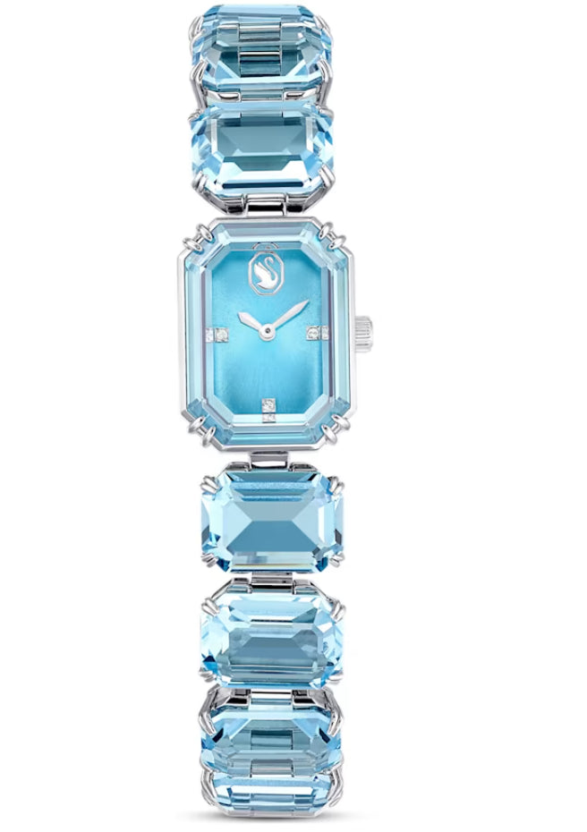 Swarovski 5630840 Orologio Braccialetto con taglio Octagon Blu Acciaio inossi.