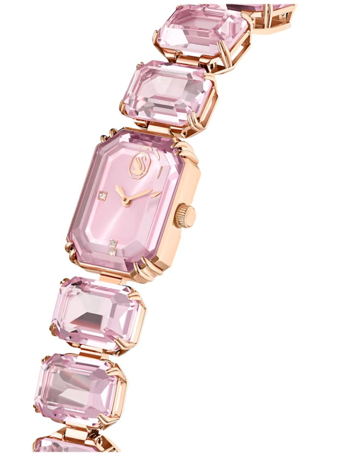 Swarovski 5630837 Orologio Braccialetto taglio Octagon Rosa Finitura Oro Rosa