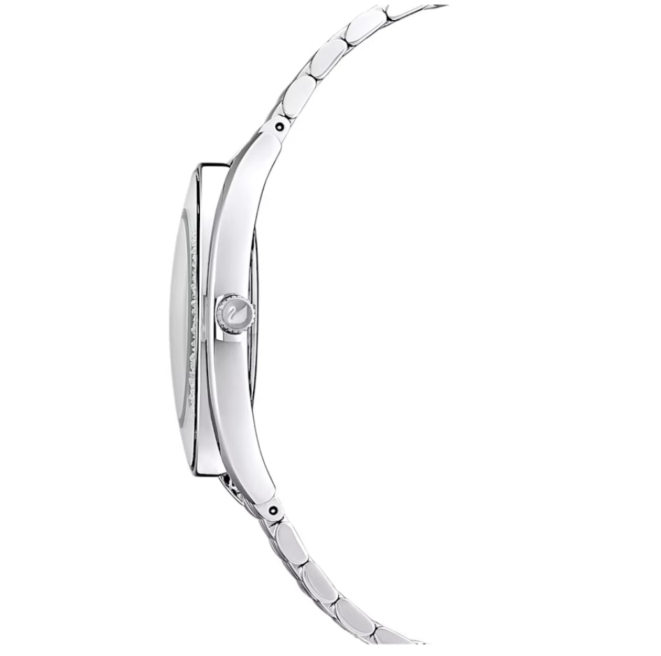 Swarovski 5519462 Orologio Crystalline Aura Bracciale Metallo Aregentato Acciaio