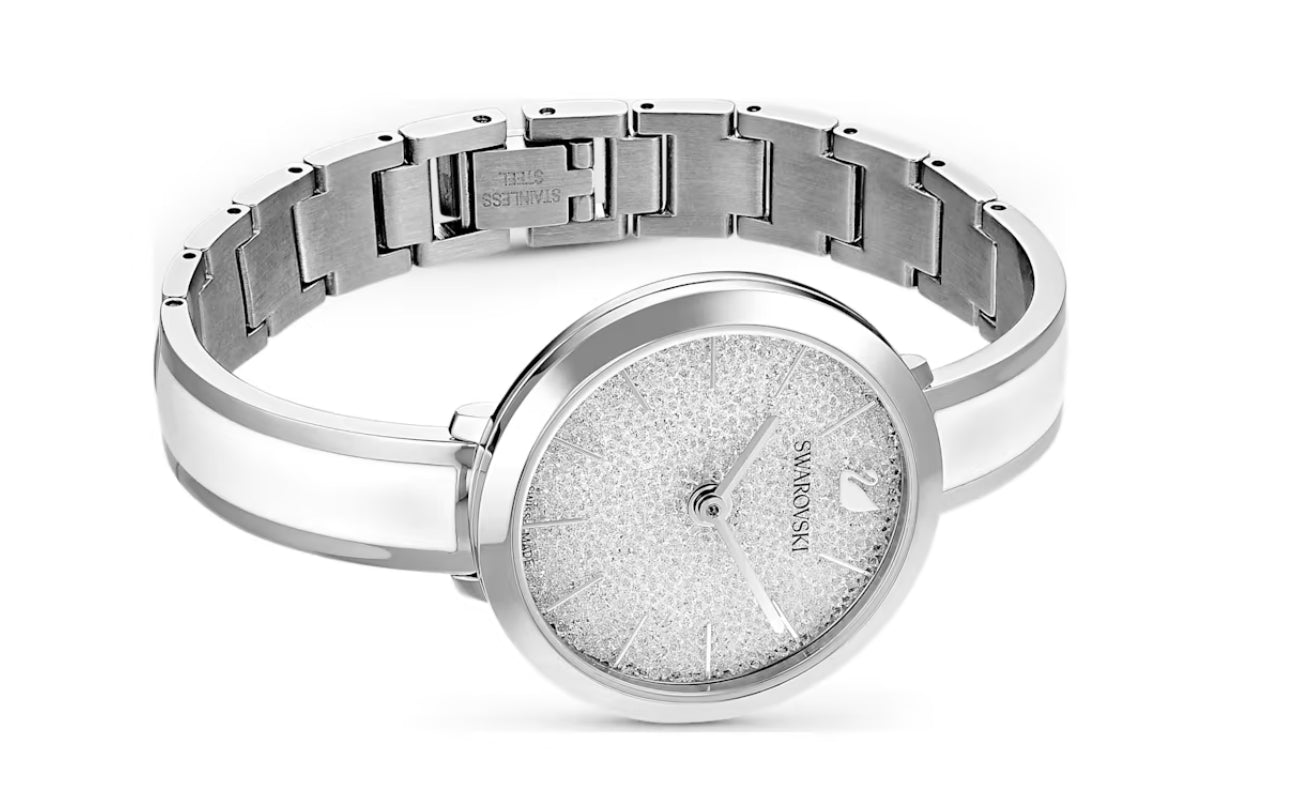 Swarovski 5580537 Orologio Crystalline Delight Bracciale metallo Bianco Acciaio