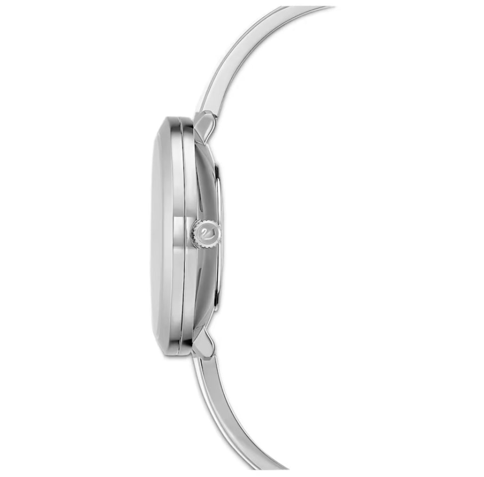 Swarovski 5580537 Orologio Crystalline Delight Bracciale metallo Bianco Acciaio