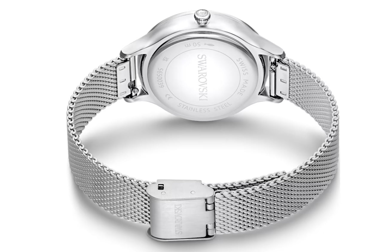 Swarovski 5650039 Orologio Octea Nova Bracciale metallo Argentato Acciaio inoss.