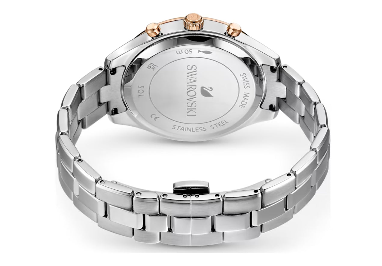 Swarovski 5610494 Orologio Octea Lux Sport Bracciale metallo Argentato Acciaio