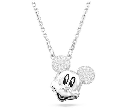 Swarovski 5669116 Pendente Disney Mickey Mouse Bianco Placcato Rodio