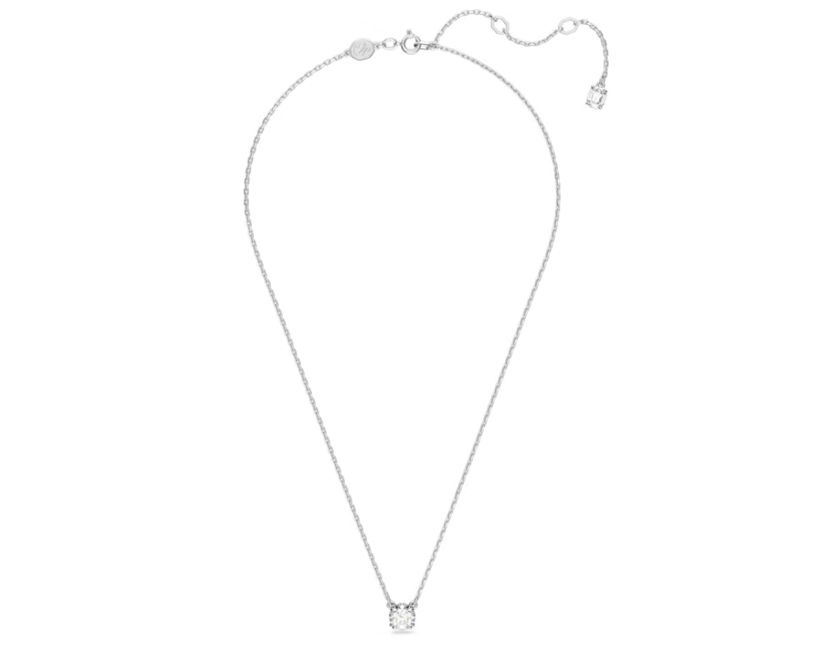 Swarovski 5636706 Pendente Constella Taglio tondo Bianco Placcato Rodio