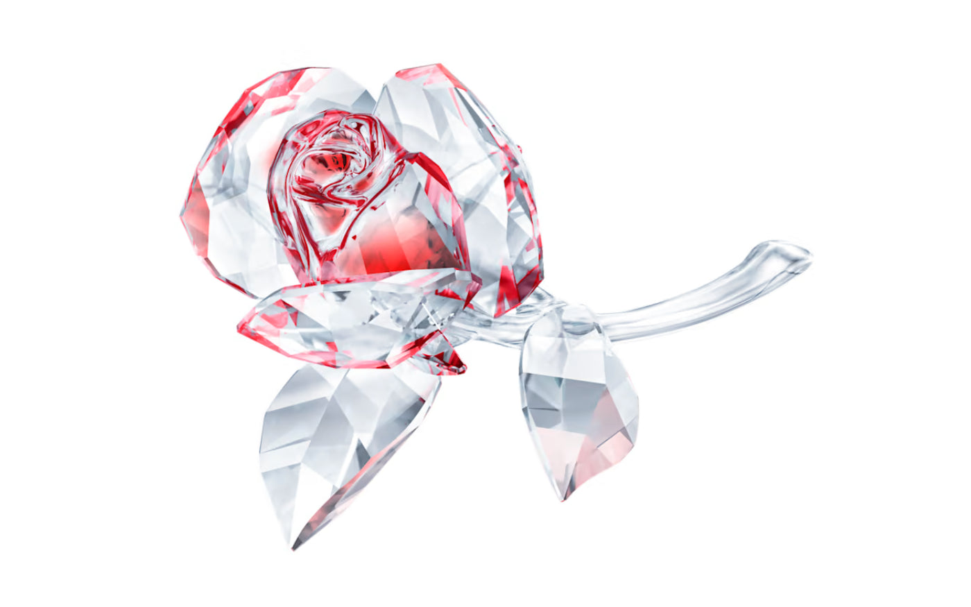 Swarovski 5428561 Bocciolo di Rosa Rosso