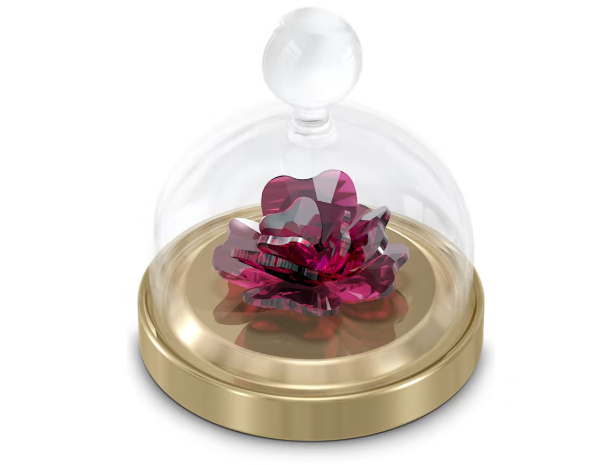 Swarovski 5619223 Garden Tales Campana di Vetro Rosa Piccola