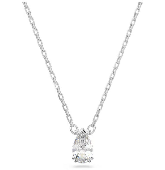 Swarovski 5636708 Pendente Millenia Taglio Pear Bianco Placcato Rodio