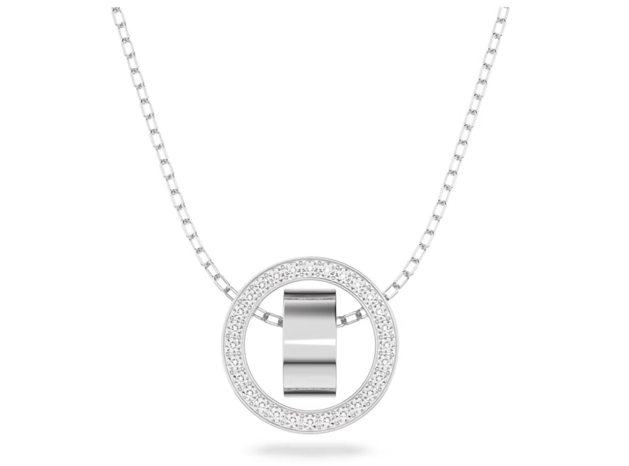 Swarovski 5636501 Pendente Hollow Bianco Placcato Rodio