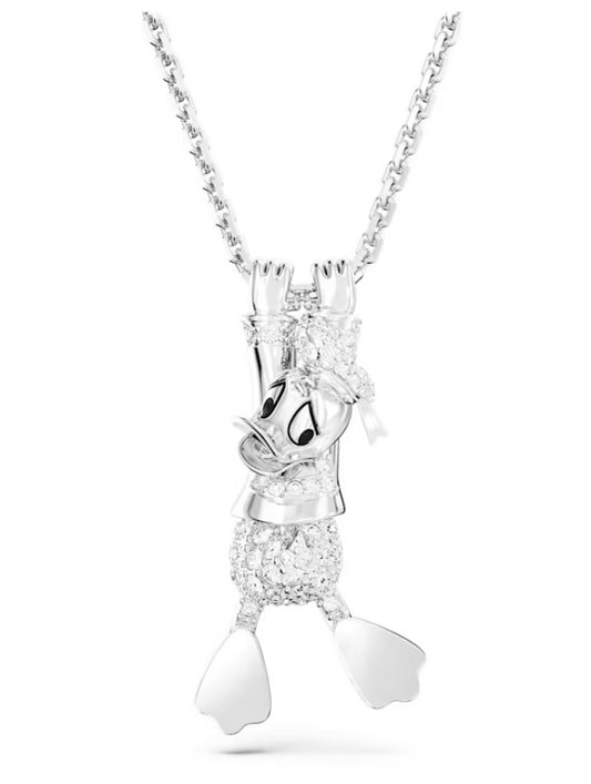 Swarovski 5668776 Pendente Disney Donald Duck Bianco Placcato Rodio