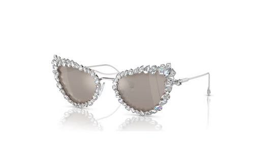 Swarovski 5679552 Occhiali da sole a clip 2 in 1 Statement Forma Cat-eyeSK7011EL