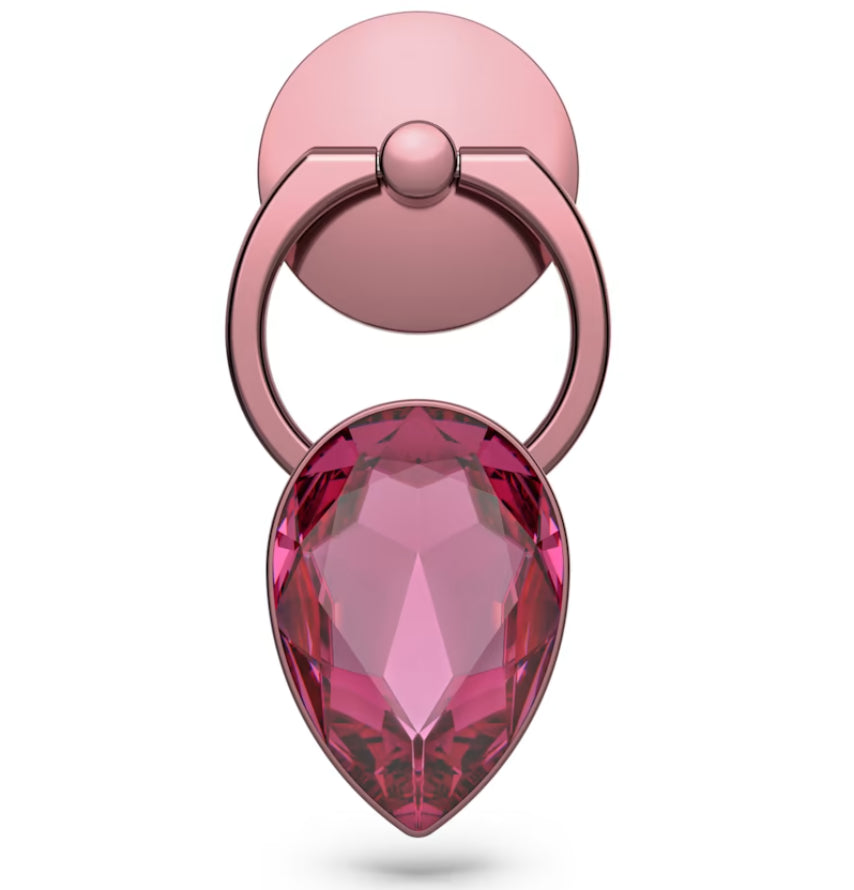 Swarovski 5628623 Anello per cellulare Taglio Drop Rosa