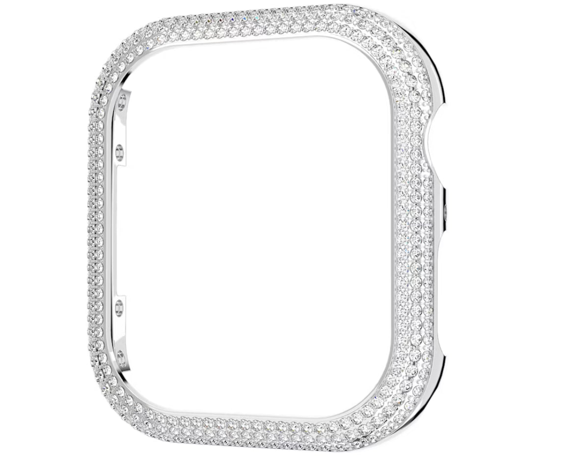 Swarovski 5663567 Cover Sparkling Per Apple Watch® Serie 7 - 41 mm Argentato