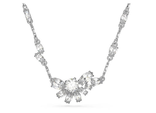 Swarovski 5644683 Ciondolo Gema Fiore bianco placcato Rodio