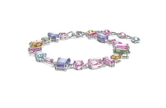 Swarovski 5613739 Bracciale Gema Multicolore Placcato Rodio