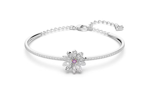 Swarovski 5643046 Bracciale rigido Eternal Flower Fiore Rosa Mix di finiture