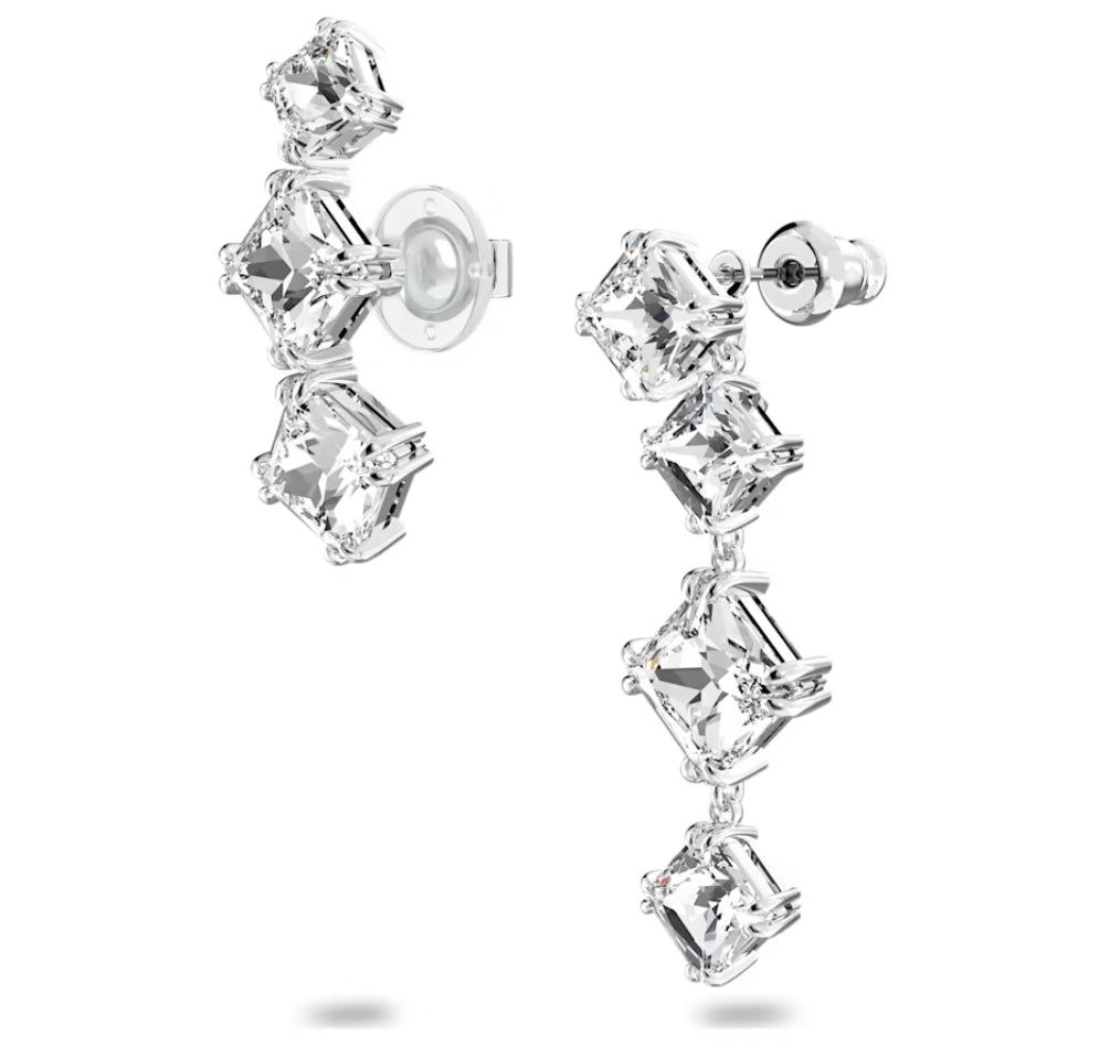 Swarovski 5602782 Orecchino ear cuff Millenia Set 2 Design asimmetrico Bianco