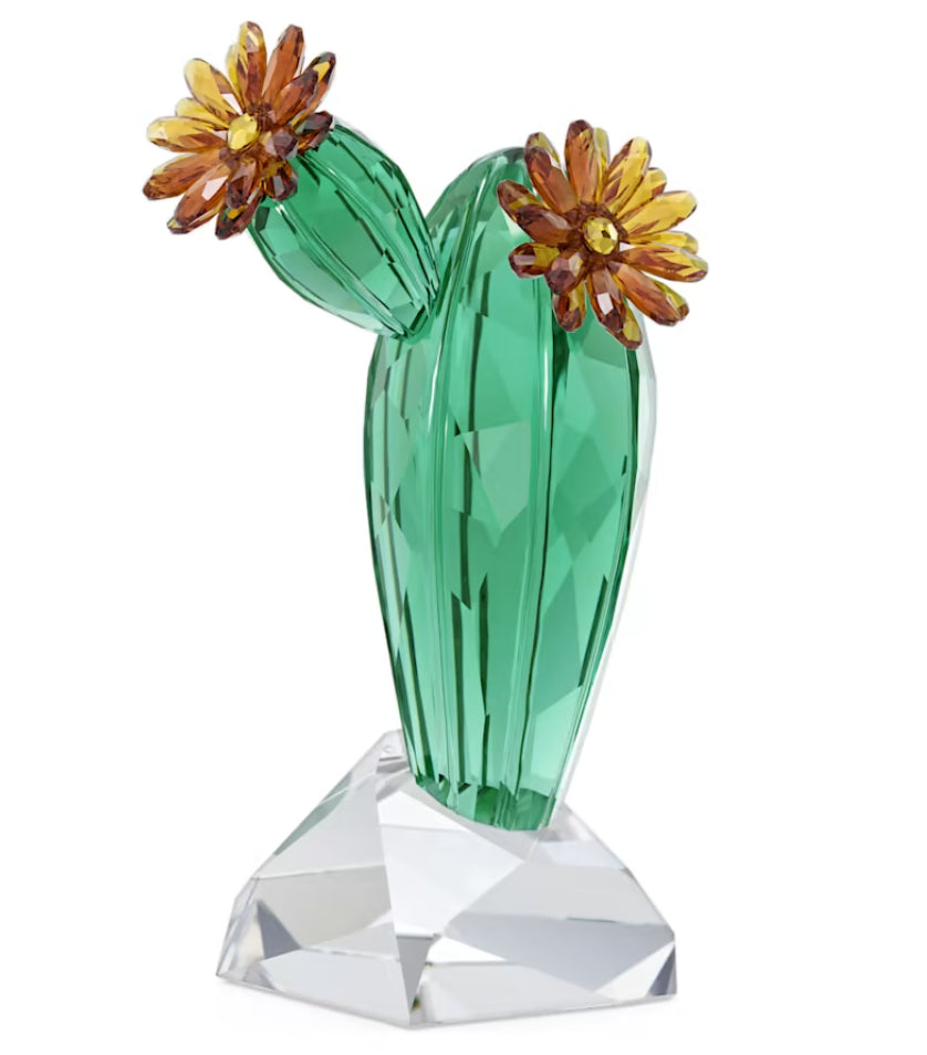 Swarovski 5427592 Crystal Flowers Cactus Giallo Oro