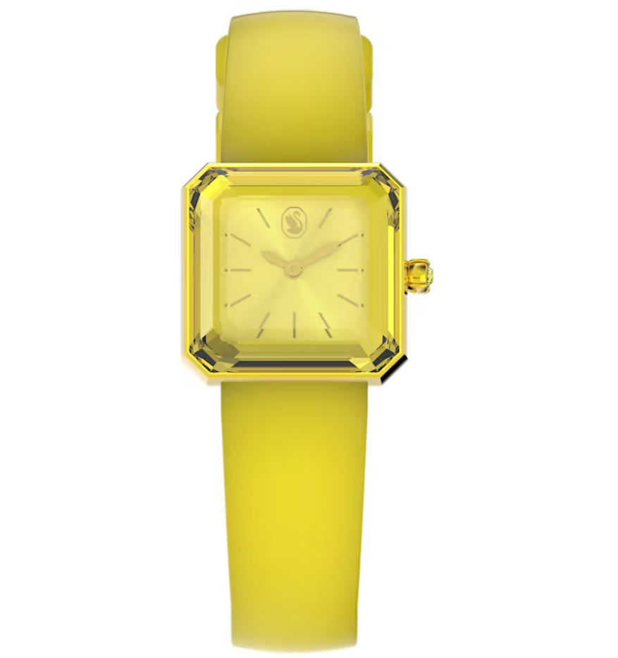 Swarovski 5624382 Orologio Cinturino in silicone Giallo