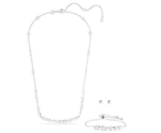 Swarovski 5665877 Set Mesmera Taglio misto Design sparpagliato Bianco Pla. Rodio