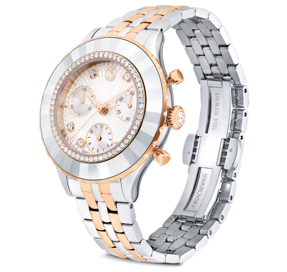 Swarovski 5672937 Orologio Octea Chrono Bracciale di metallo Mix di finiture