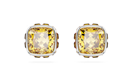 Swarovski 5660802 Orecchini lobo Birthstone Taglio squadrato Novembre Gialli