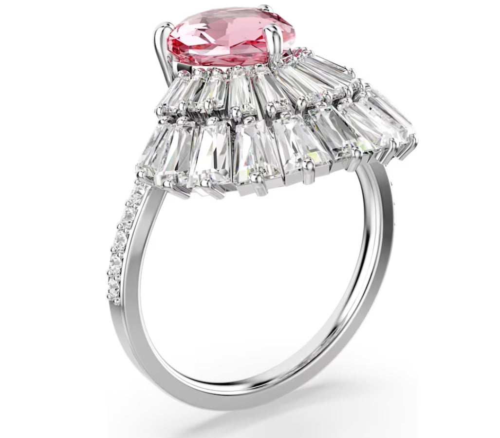 Swarovski 5687608 Anello cocktail Idyllia Taglio misto Conchiglia Rosa Taglia 52