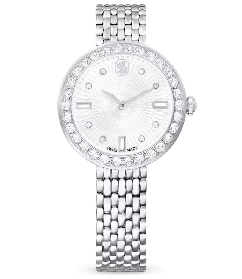 Swarovski 5673022 Orologio Certa Bracciale di metallo Tono Argentato