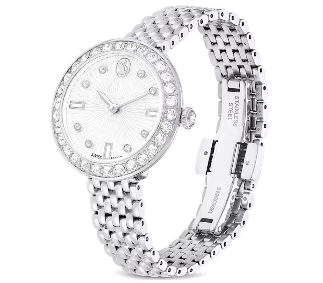 Swarovski 5673022 Orologio Certa Bracciale di metallo Tono Argentato