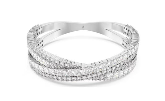 Swarovski 5680269 Bracciale Rig. Hyperbola Taglio misto Infinito Bianco Taglia M