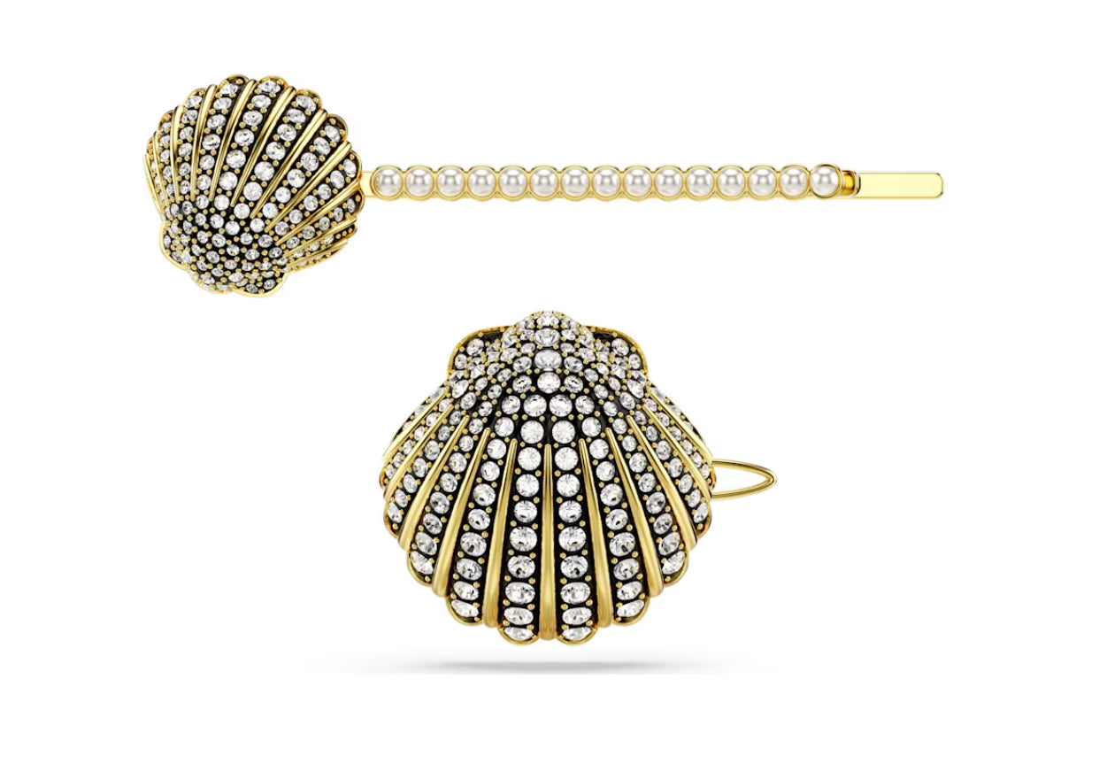 Swarovski 5686437 Forcina Idyllia Set (2), Conchiglia, Bianca Mix di finiture