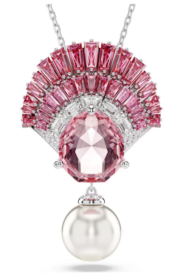 Swarovski 5688620 Pendente Idyllia Taglio misto Crystal Pearl Conchiglia Rosa