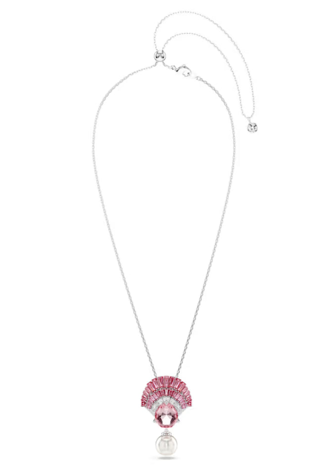 Swarovski 5688620 Pendente Idyllia Taglio misto Crystal Pearl Conchiglia Rosa