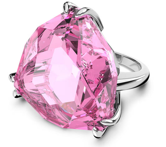 Swarovski 5614922 Anello cocktail Millenia Taglio Trilliant Rosa Rodio Taglia 55