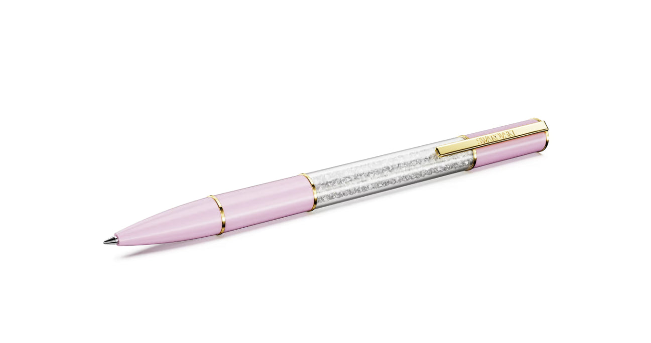 Swarovski 5693725 Penna a sfera Crystalline Lustre Rosa Placcato Oro