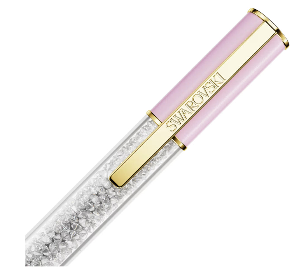 Swarovski 5693725 Penna a sfera Crystalline Lustre Rosa Placcato Oro