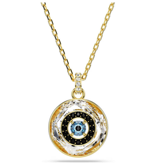 Swarovski 5692169 Pendente Symbolica Evil eye Piccolo Multicolore Oro