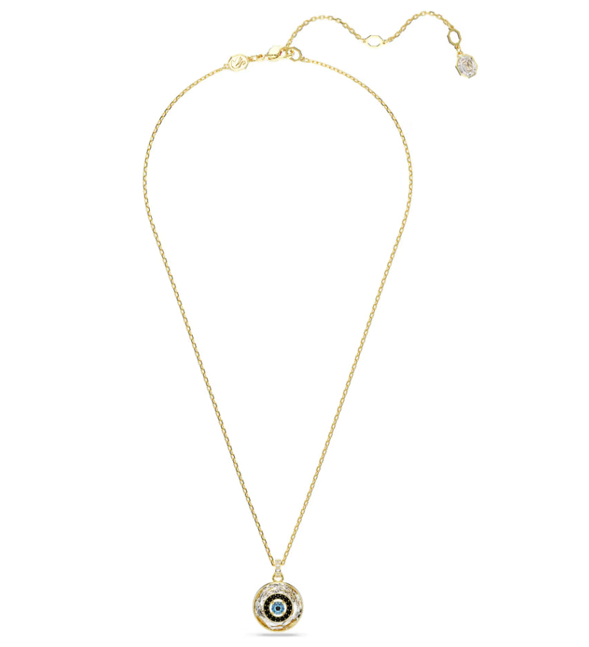 Swarovski 5692169 Pendente Symbolica Evil eye Piccolo Multicolore Oro