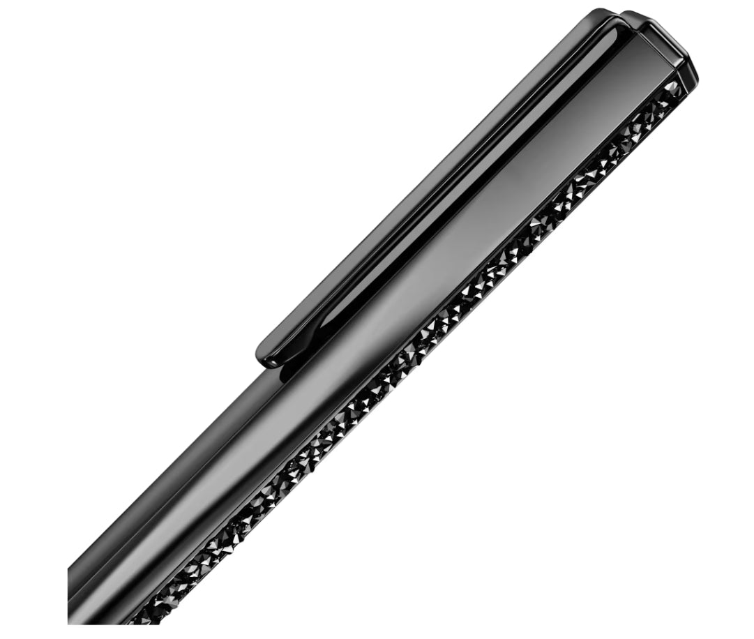 Swarovski 5678184 Penna a sfera Crystal Shimmer Nero Laccato nero