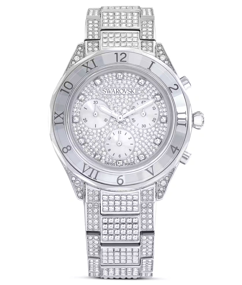 Swarovski 5668845 Orologio Dextera Lux Bracciale metallo Tono argentato Acciaio