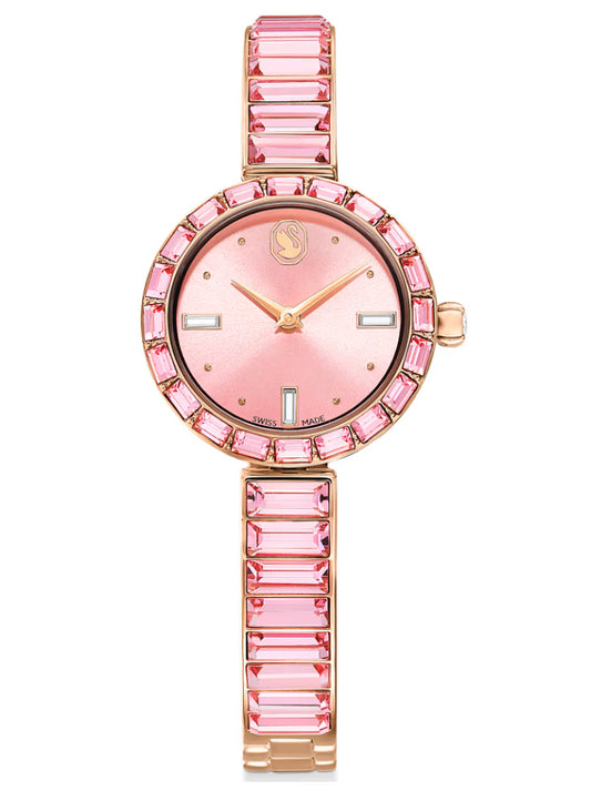 Swarovski 5679890 Orologio Matrix Bangle Bracciale in cristallo Rosa Oro Rosa