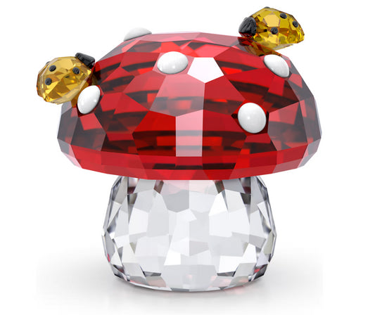 Swarovski 5683436 Idyllia Fungo e Coccinelle