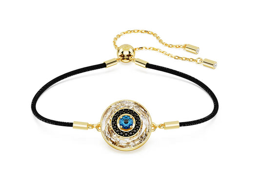 Swarovski 5692167 Braccialetto Symbolica Evil eye Multicolore Oro