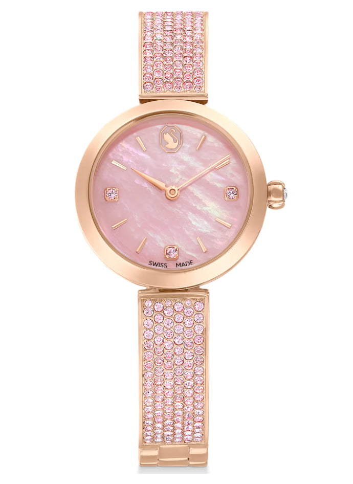 Swarovski 5678756 Orologio Illumina Bracciale in cristallo Rosa Oro Rosa