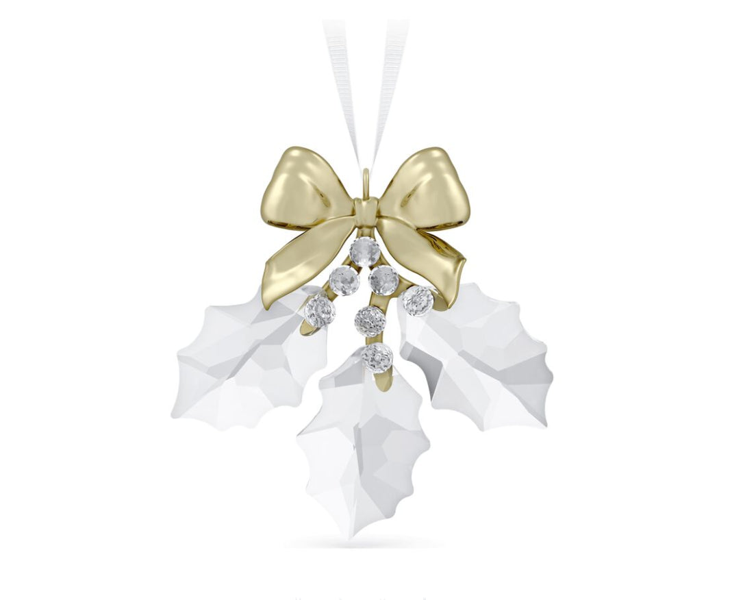 Swarovski 5685701 Holiday Magic Holly Leaves Ornament