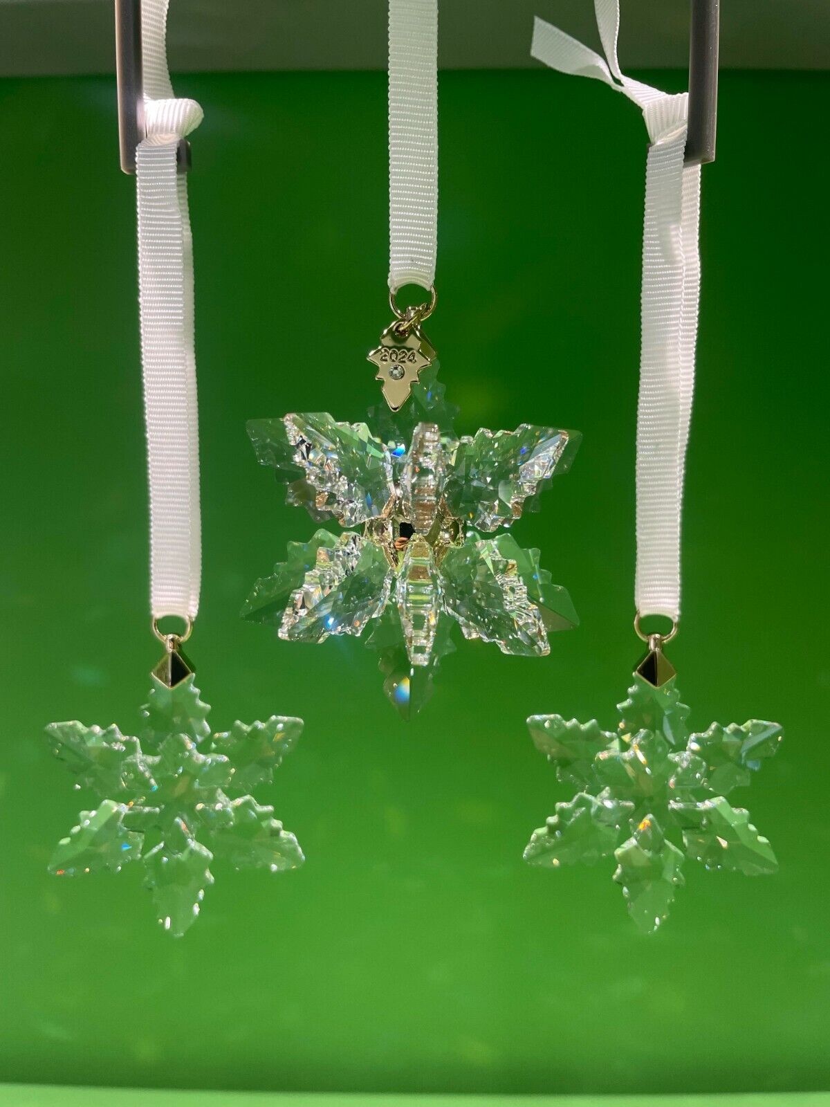 Swarovski 5674410 Annual Edition 3D Ornament Set 2024