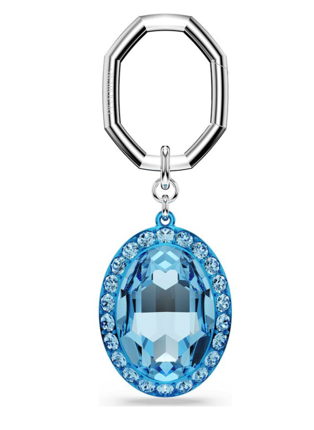 Swarovski 5666644 Portachiavi Taglio ovale blu Mix di Finiture