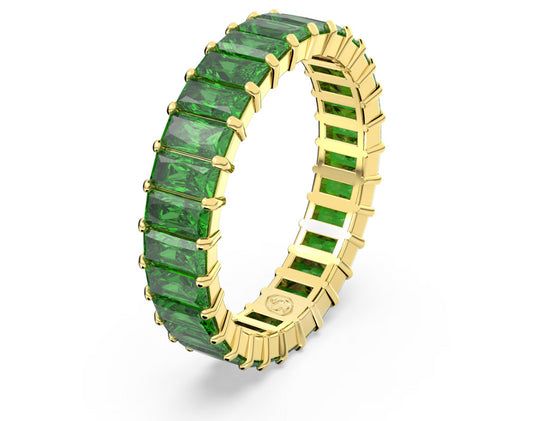 Swarovski 5661467 Anello Matrix Taglio baguette Verde taglia 62